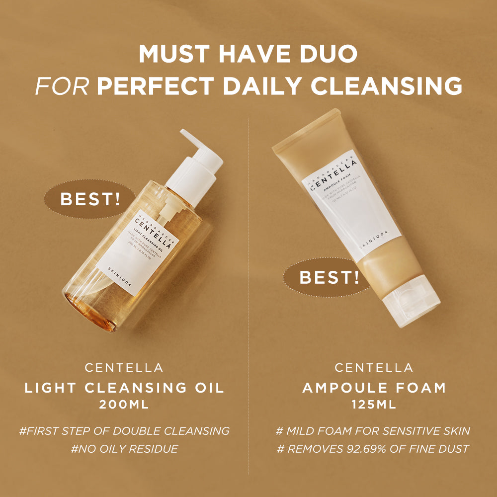 SKIN1004 Centella Double Face Cleansing Set Exfoliating Calming & Hydrating